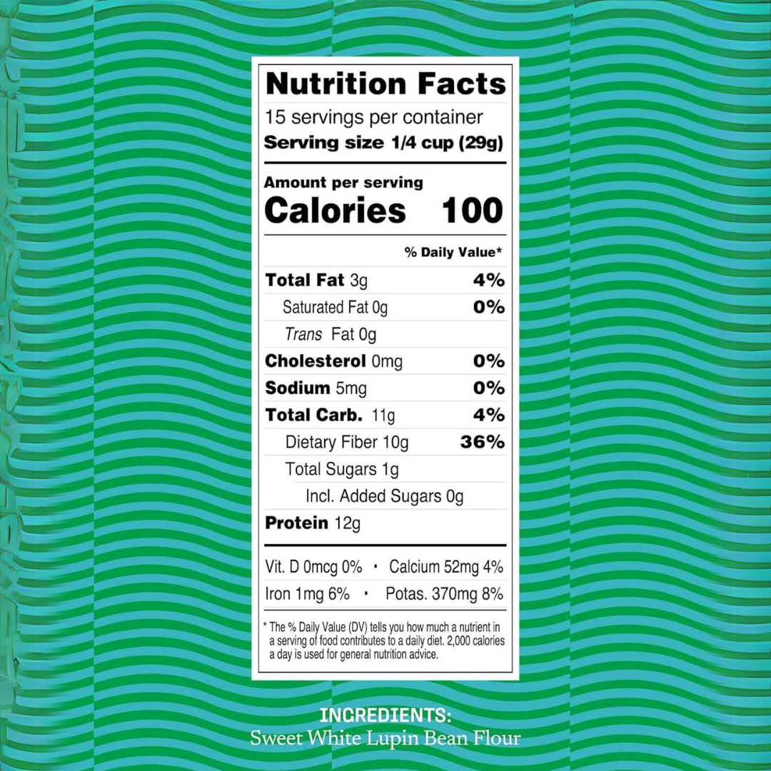 Kaizen Food Company - Lupin Flour 1g Net Carb High Protein - Gluten Free, Keto