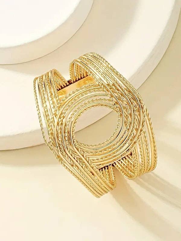 Elanora - Hollow Bracelet Accessories: GOLD / One_size