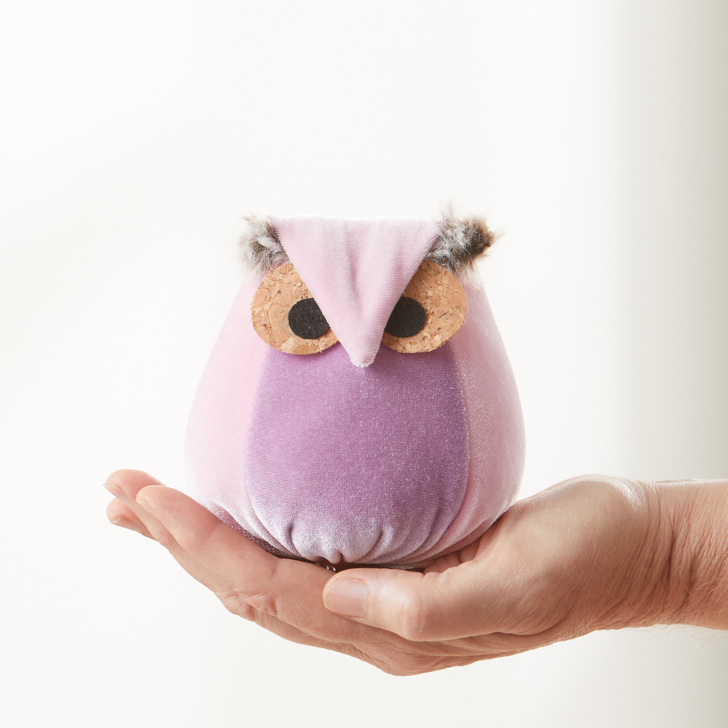 Your Heart's Content - Whimsical velvet owls,  charming owl enthusiastic, unique: Avocado Owl