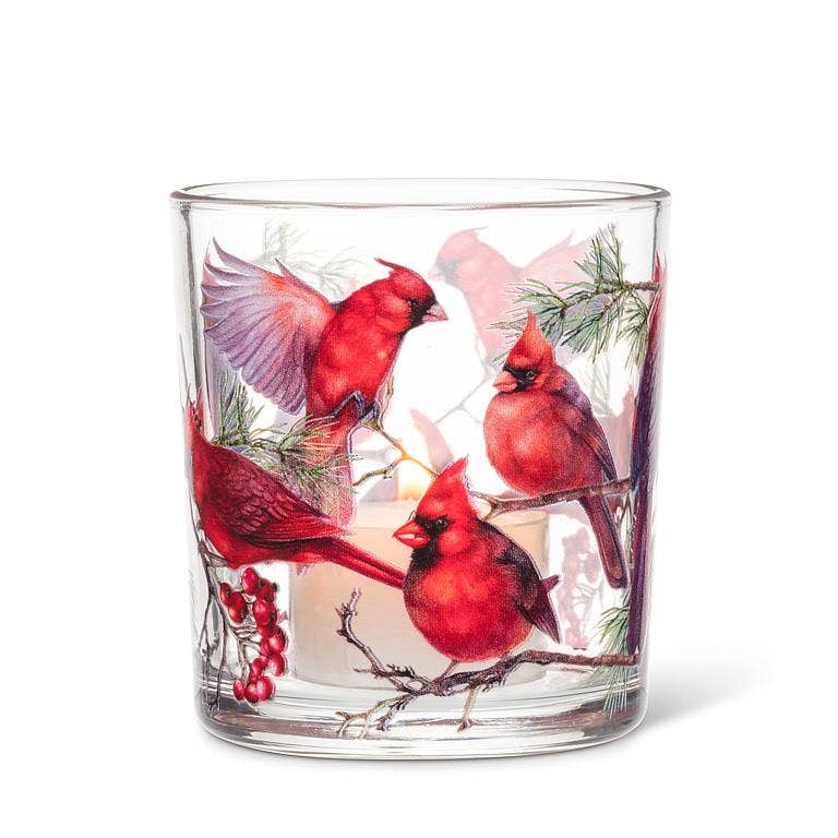 Abbott - Allover Cardinals Votive-3"H