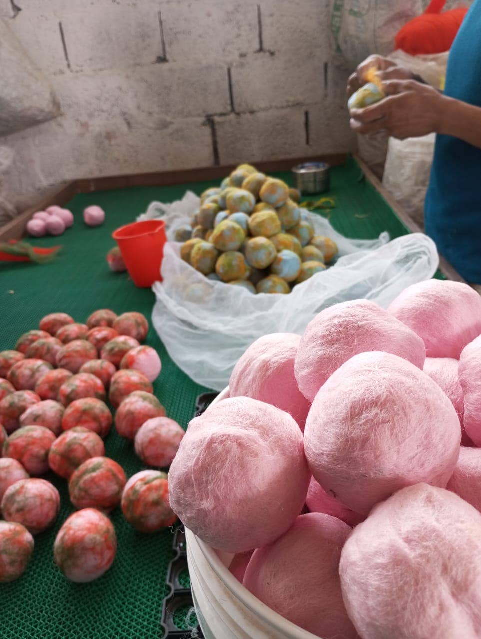 Wool Haus - Bright Felted Wool Easter Egg Decoration