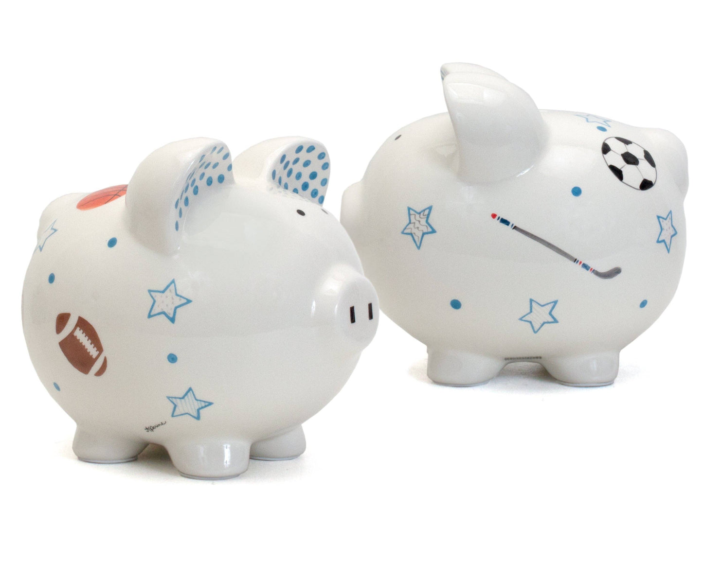 Child To Cherish® - Sports Paper Star Large Piggy Bank