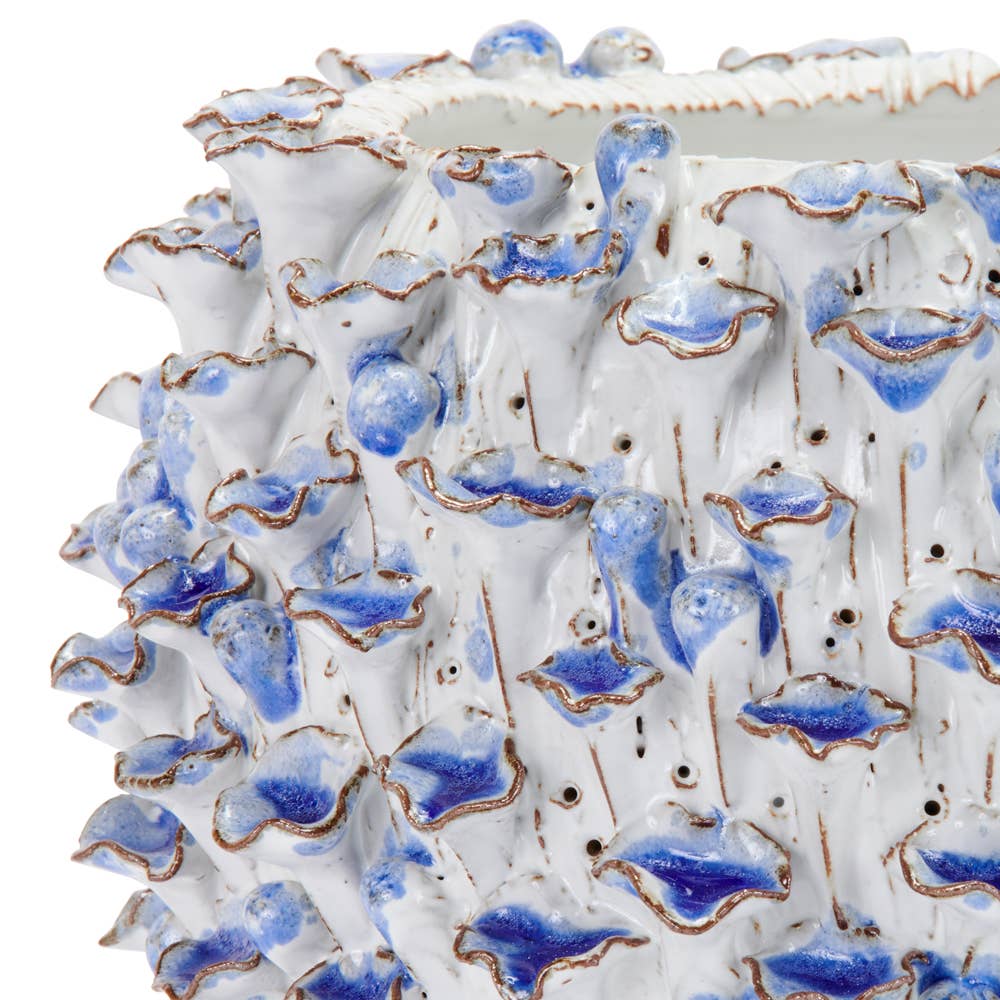Continental Home - Blue and White Sea Mushroom Vase