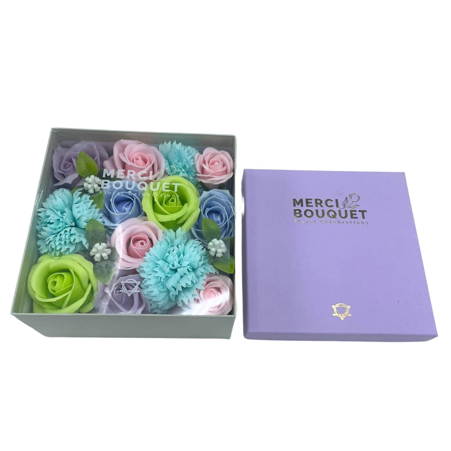 Ancient Wisdom - SFBX-08 - Square Box - Baby Blessings - Blues