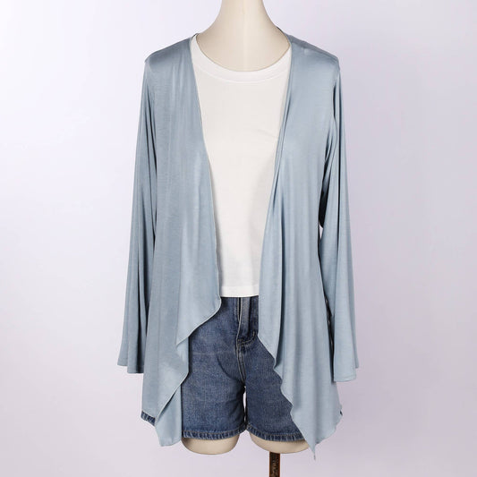 Hope & Sunshine - Modal Long Sleeve Cardigan For Women: Blue / M