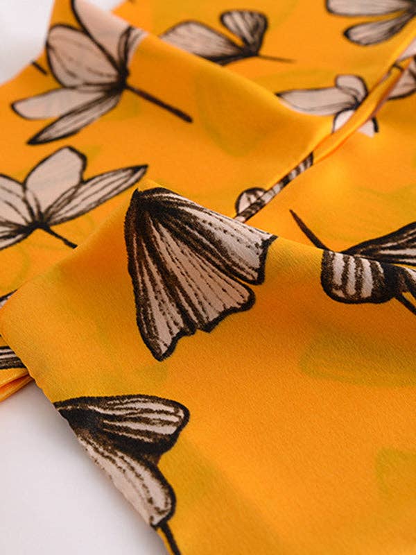 UZ Wholesale Store - Floral Printed Sun Protection Shawl&Scarf: BLUE GREEN / One_size