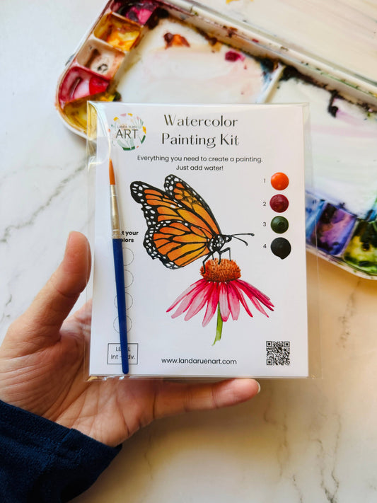 Landa Ruen Art - Monarch Butterfly Watercolor Kit