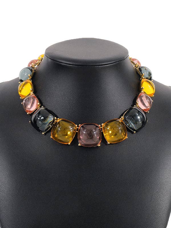 UZ Wholesale Store - Geometric Necklaces Accessories Dainty Necklace: WHITE / One_size