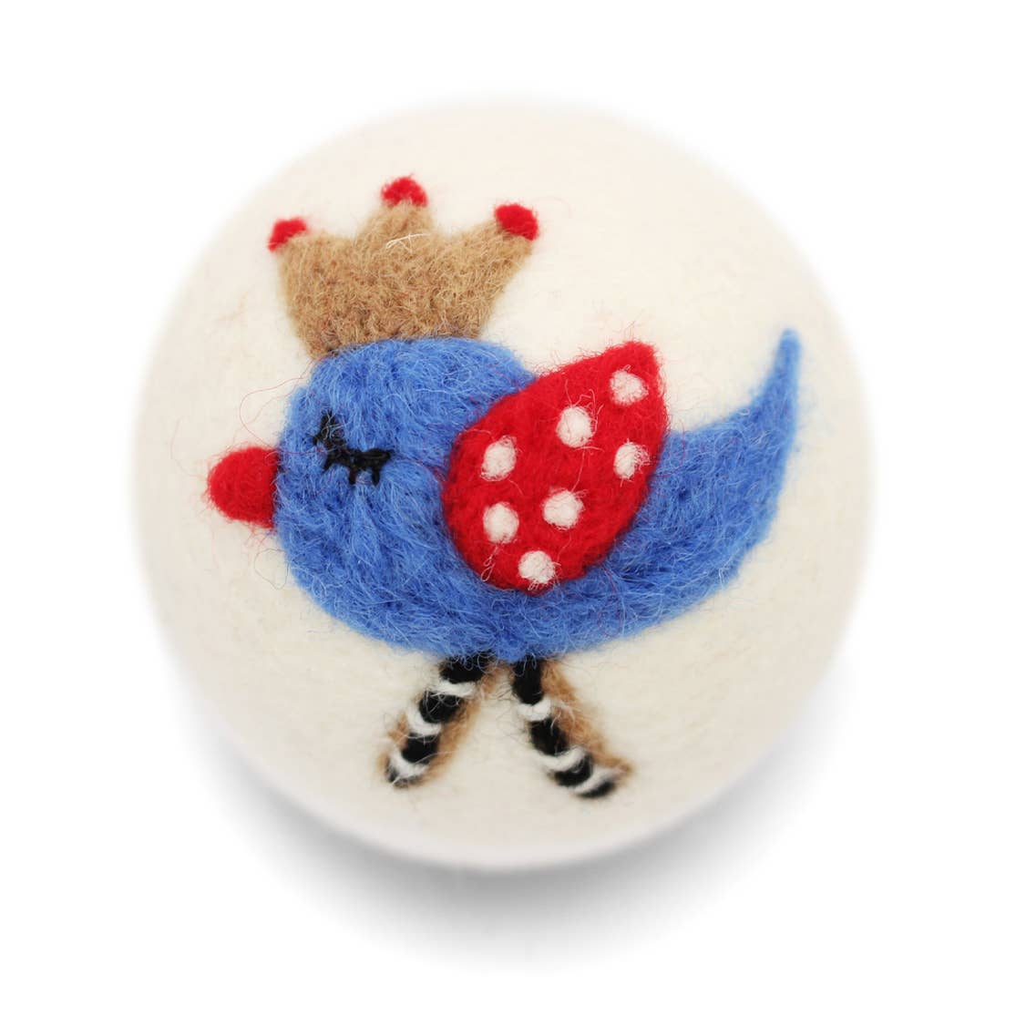 Ethical Global - Birds: Eco Wool Dryer Balls Fair Trade: Chick with Bow