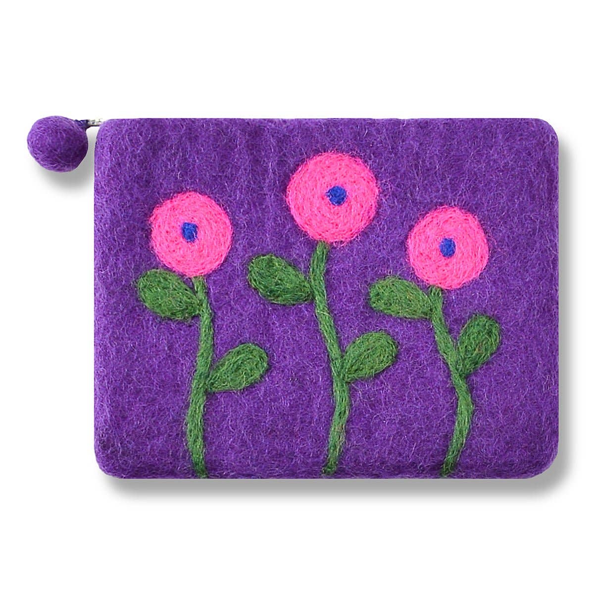 BNB Crafts Inc. - Three Needle Flower Coin Purse: Pink