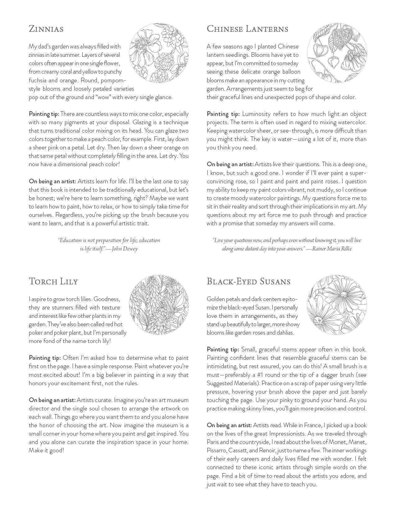 Schiffer Publishing - Kristy's Fall Cutting Garden: A Watercoloring Book