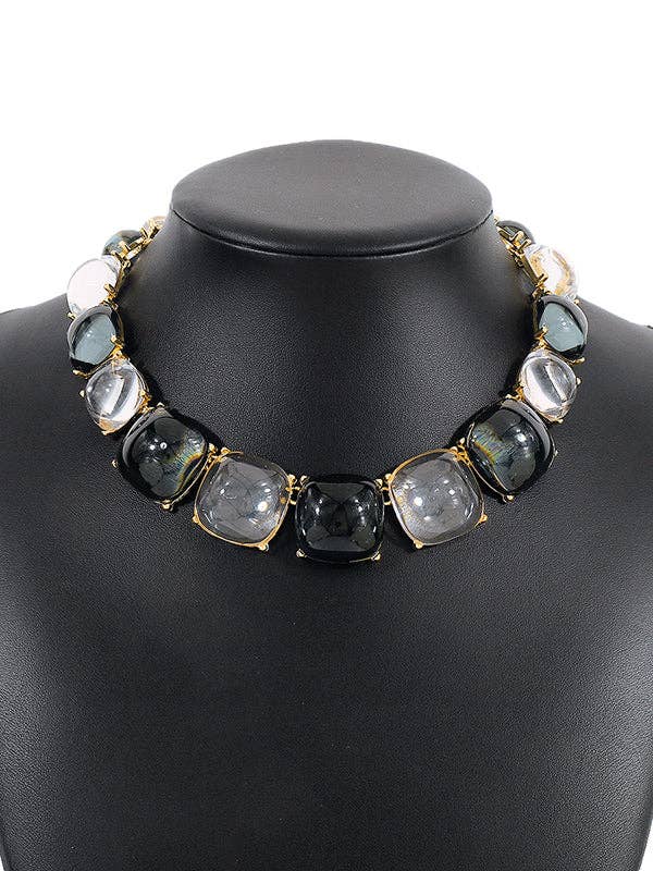 UZ Wholesale Store - Geometric Necklaces Accessories Dainty Necklace: ORANGE / One_size