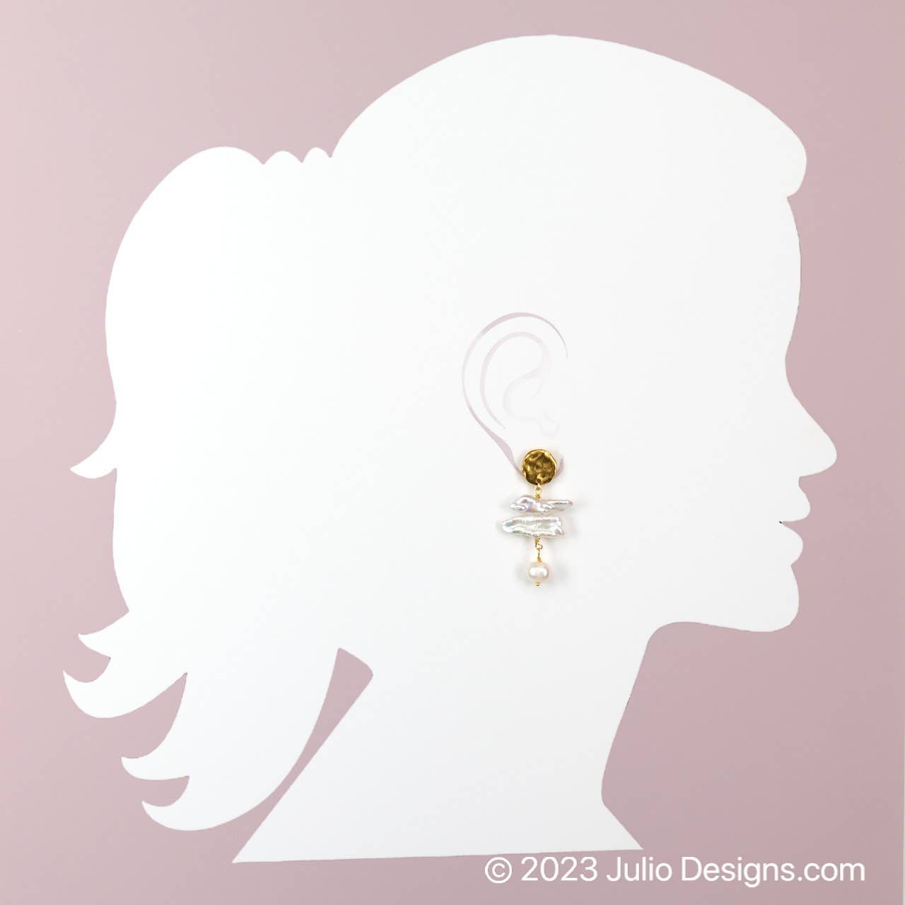 Julio Designs - ER612: Gold