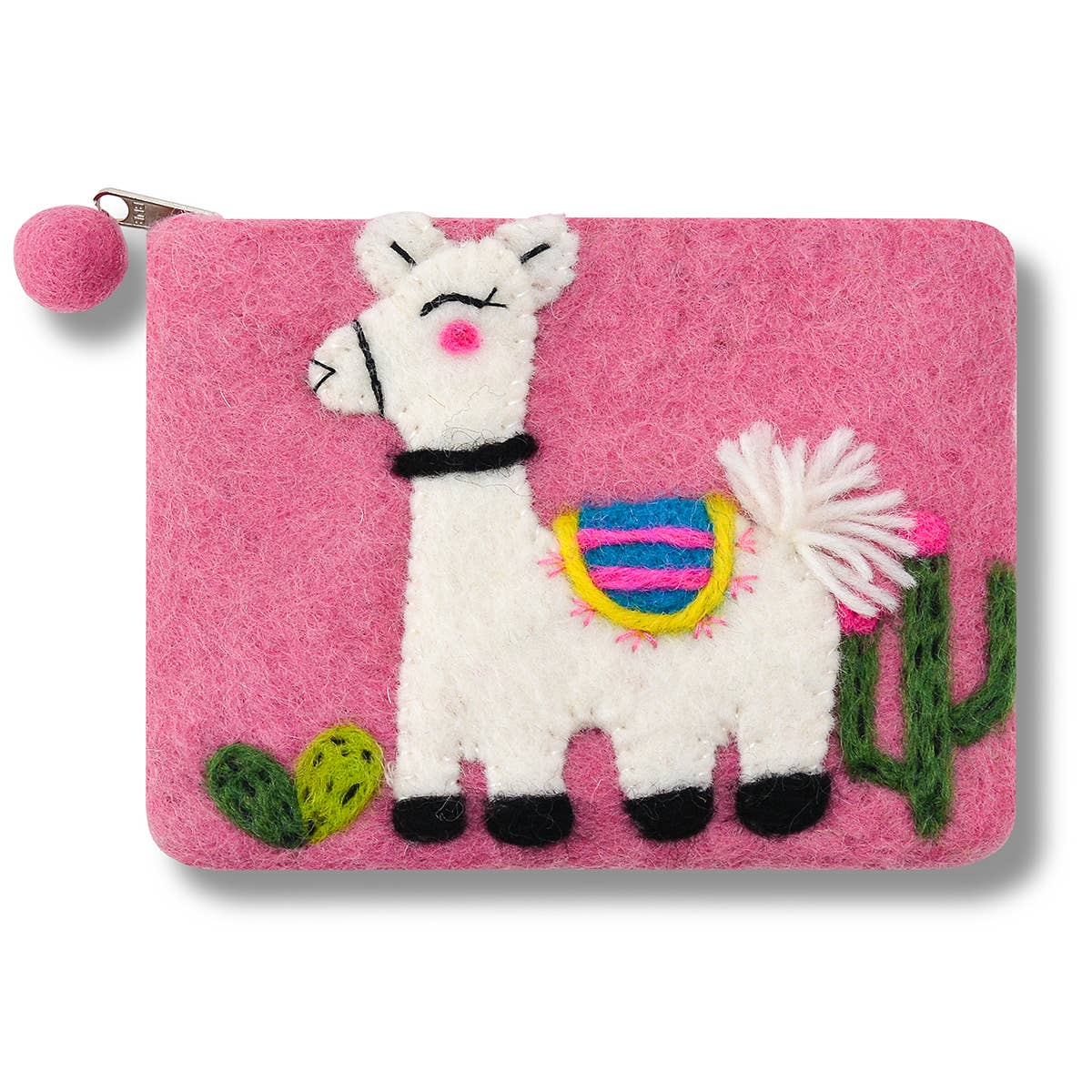 BNB Crafts Inc. - Felted Llama Coin Purse: Purple