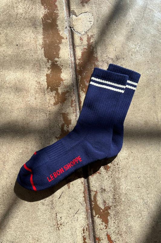 Le Bon Shoppe - Boyfriend Socks: Navy