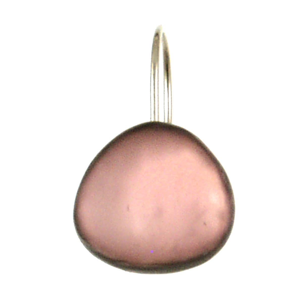 Origin Jewelry - Resin & Shell Drop Earrings - SMALL, Rounded Edge, 0.5": Sapphire