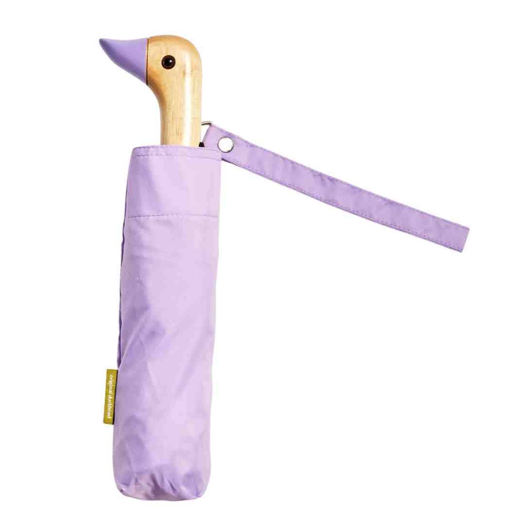 Original Duckhead US - Lilac Compact Eco-Friendly Wind Resistent Umbrella- Easter