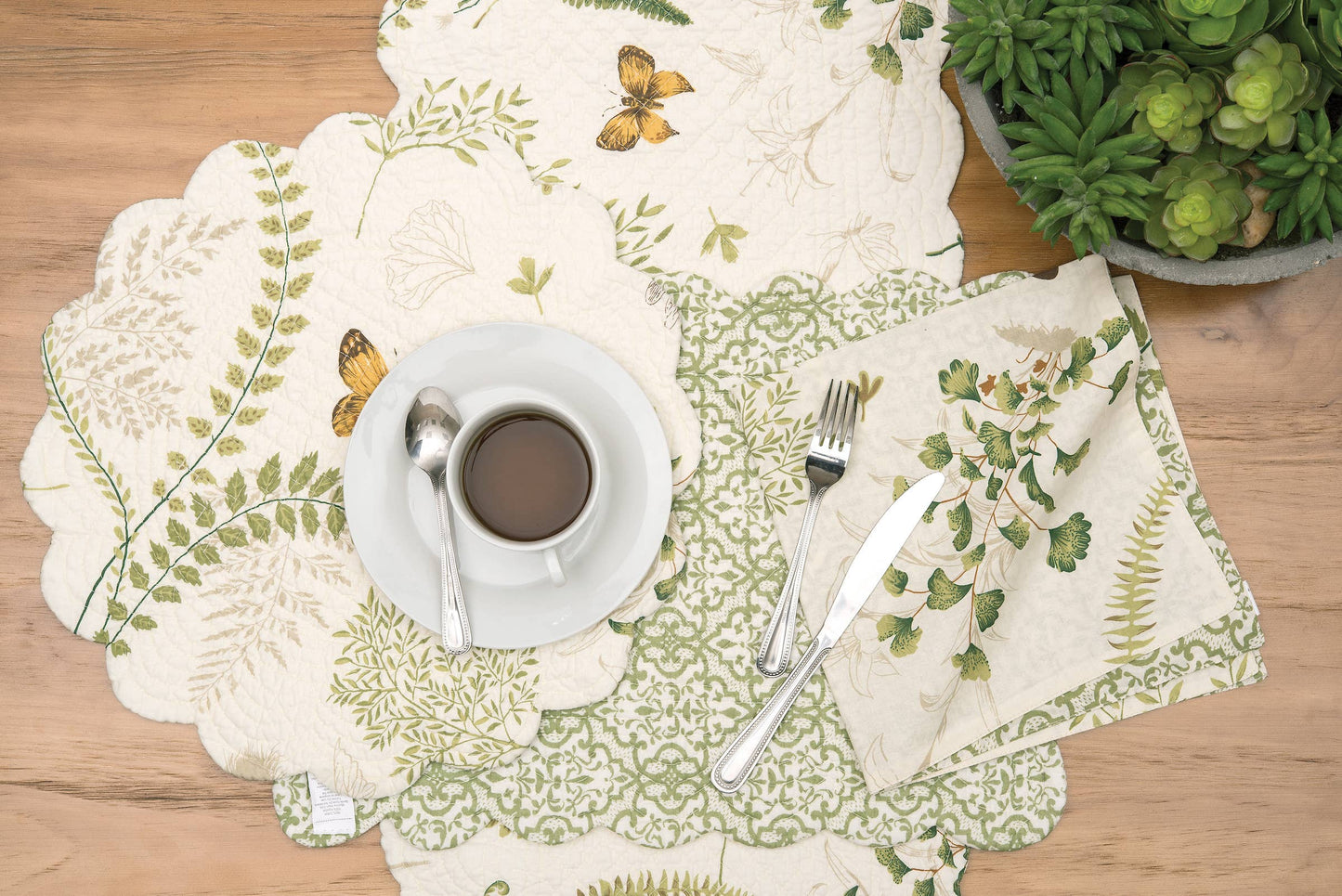 C&F Home - Althea Green Garden Botanical Placemat