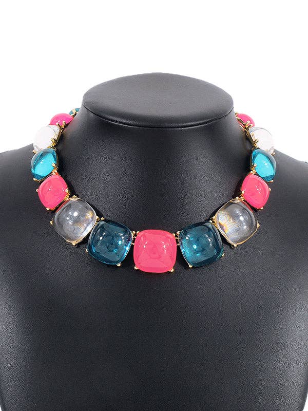 UZ Wholesale Store - Geometric Necklaces Accessories Dainty Necklace: GRAY / One_size