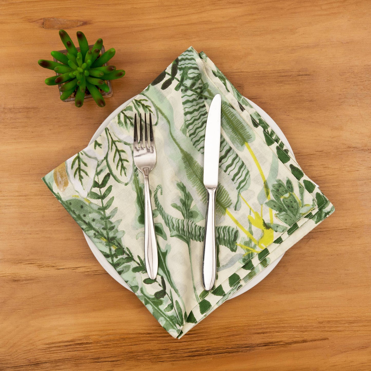 C&F Home - Parson Tropical Leaves Napkin