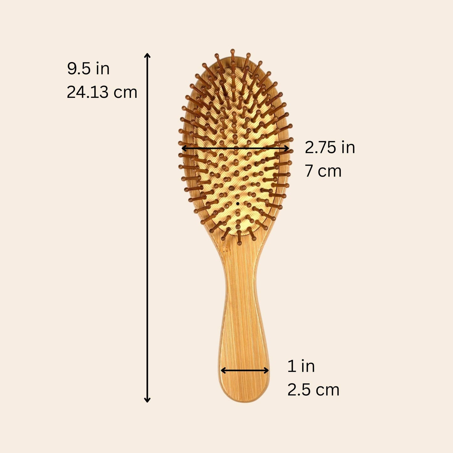 Bamboo Switch - Bamboo Paddle Hairbrush | Round | Christmas Gift Bestseller