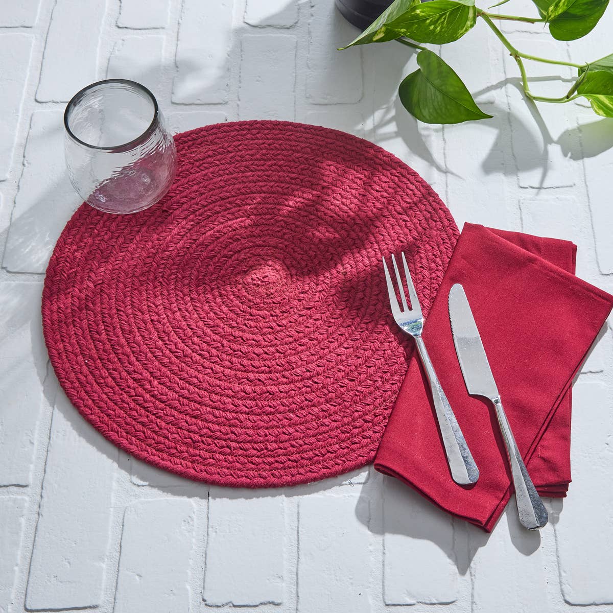 Split P - Elements Napkin - Merlot