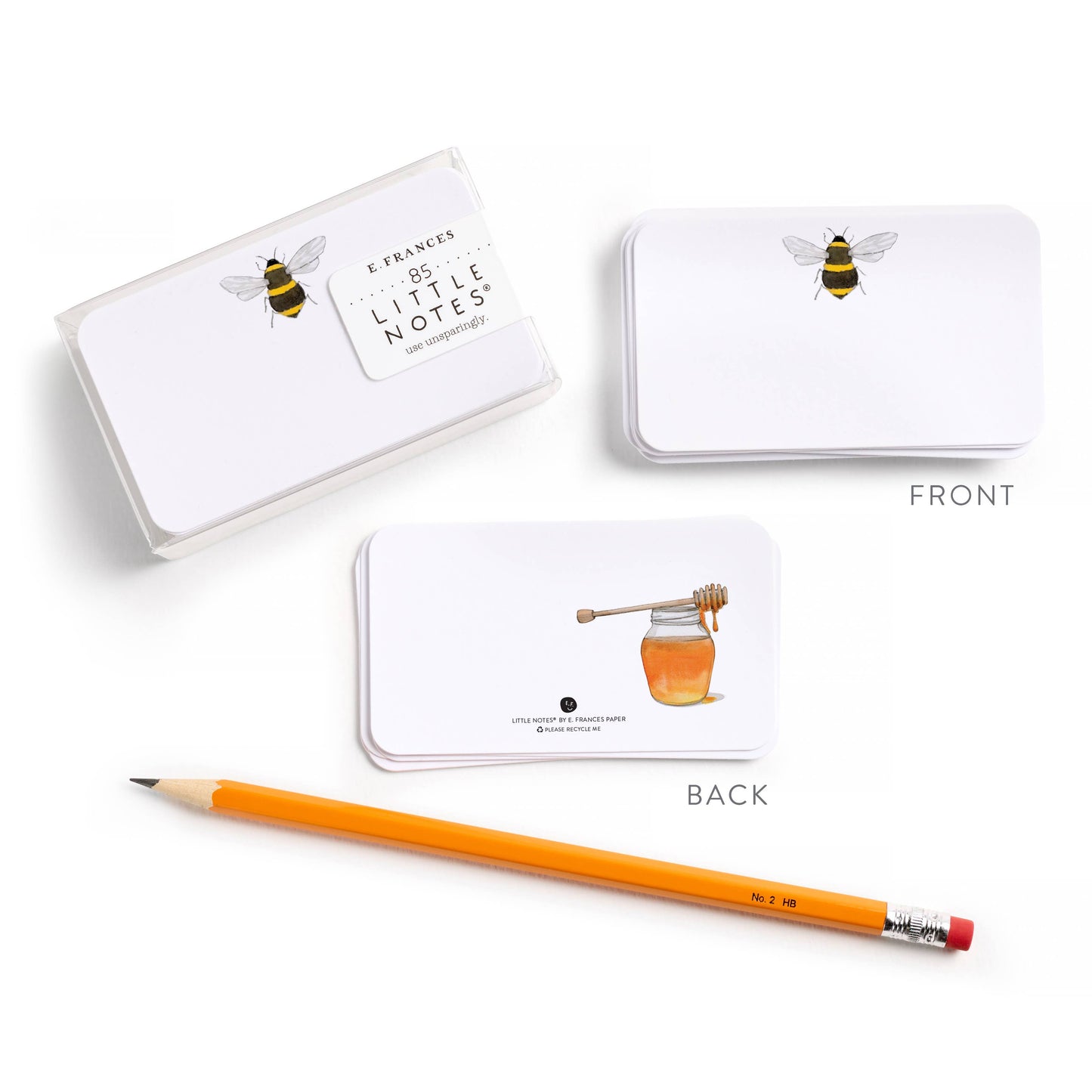 E. Frances Paper - Bee Little Notes® - Boxed Set of 85 Mini Note Cards