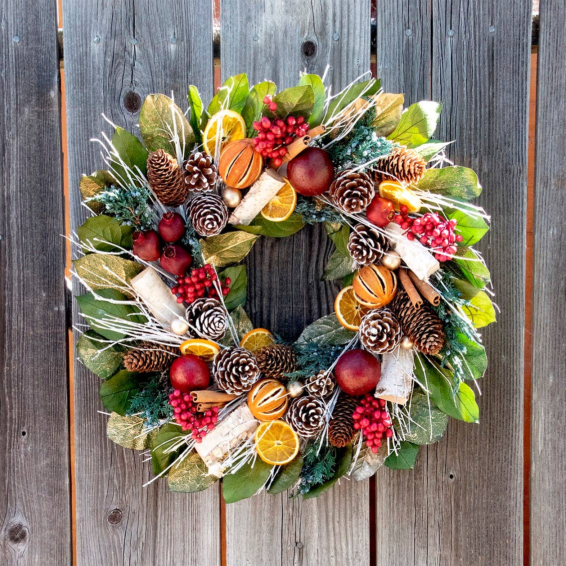 Andaluca - Pomegranate Citrus Wreath