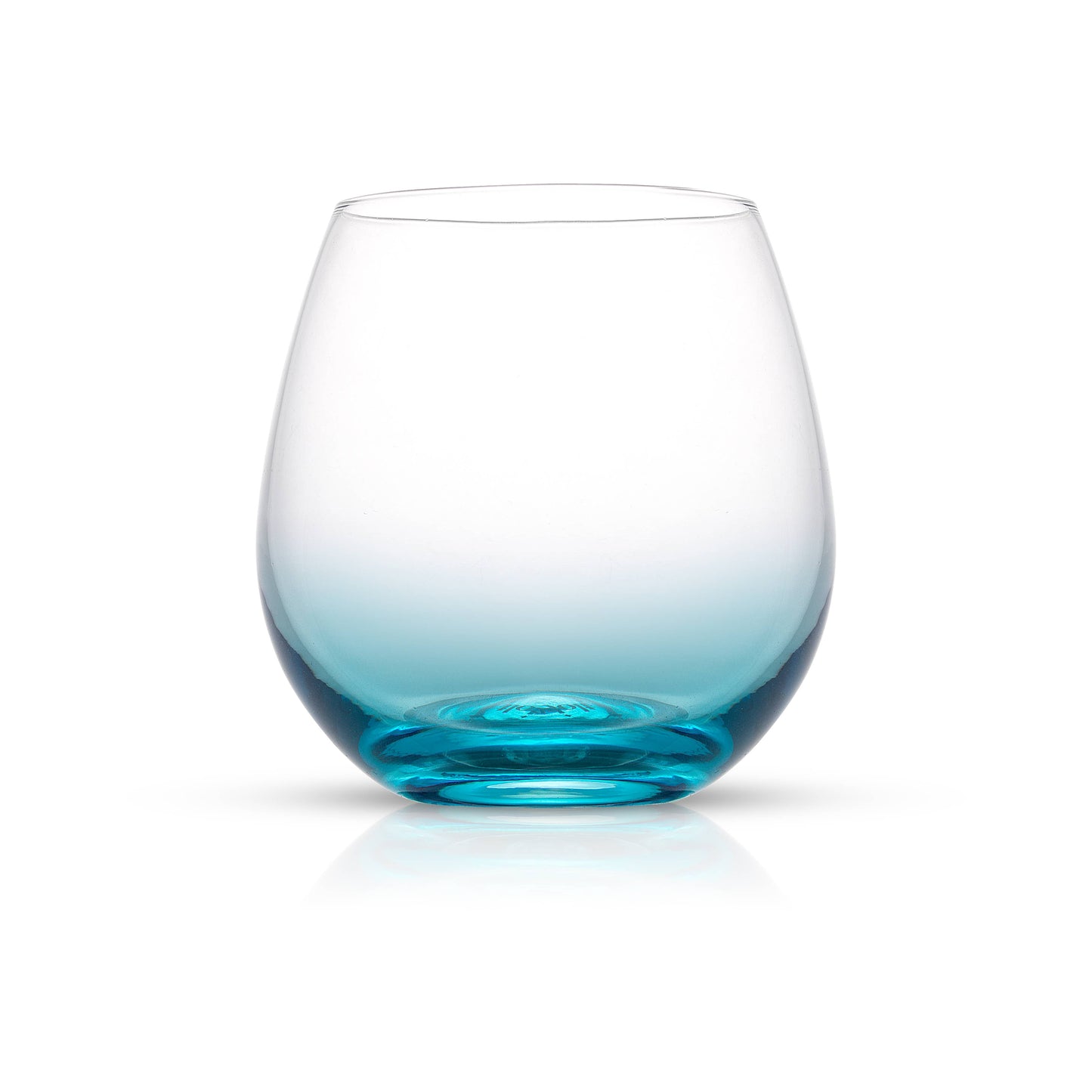 JoyJolt - Hue Colored Stemless Summer Wine Glasses, Outdoor Glasses