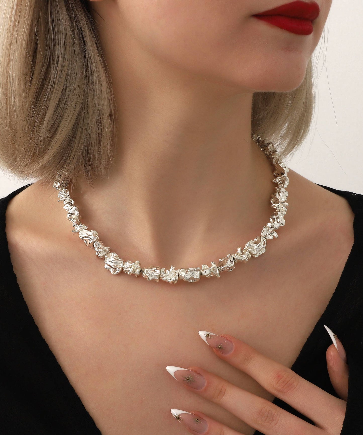 BUBU BY TEKIN SHOP - Silver Plated Women Necklace