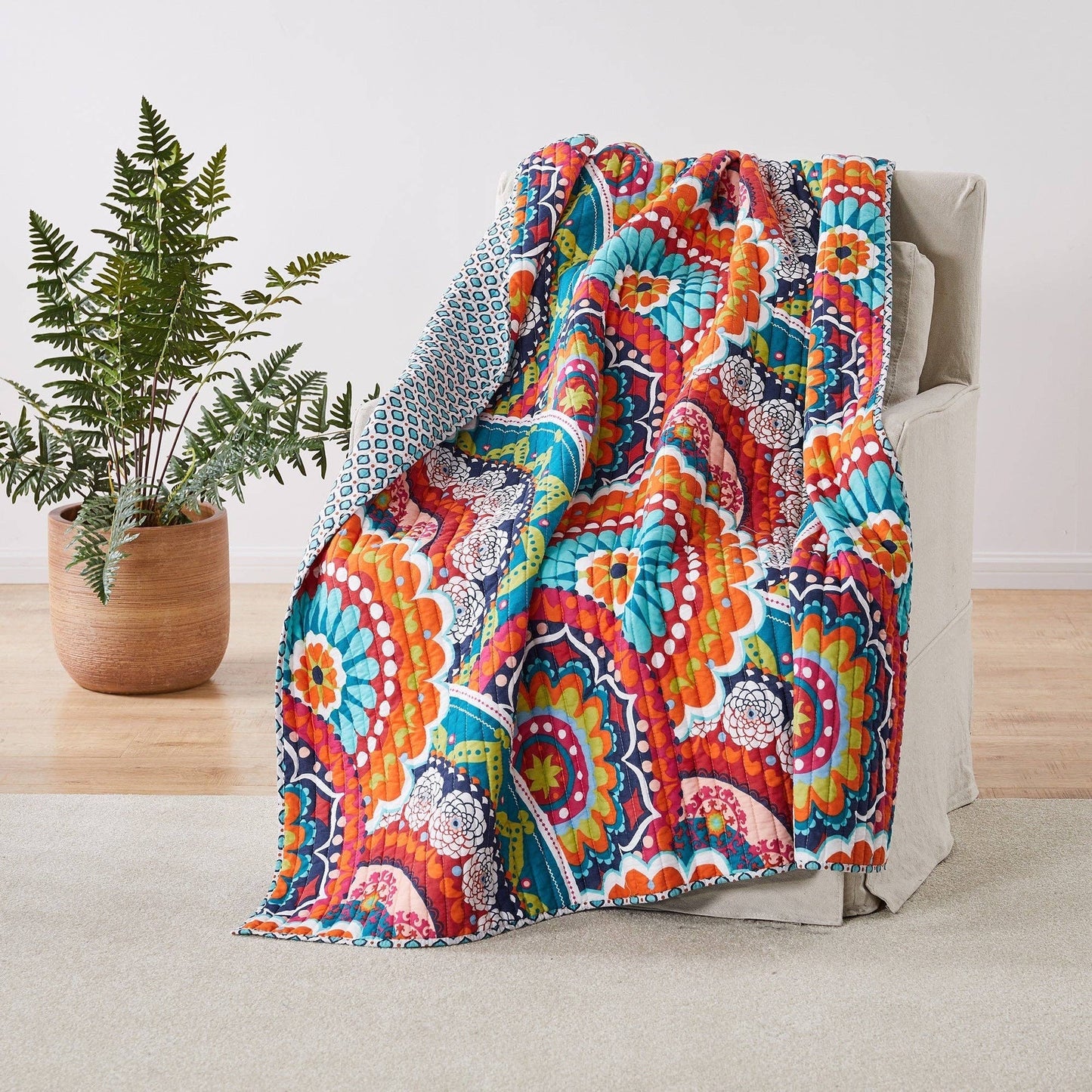 Levtex Home - Serendipity Quilted Throw