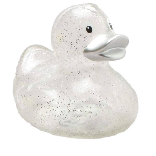 Duckshop - Glitter silver rubber duck - rubber duck