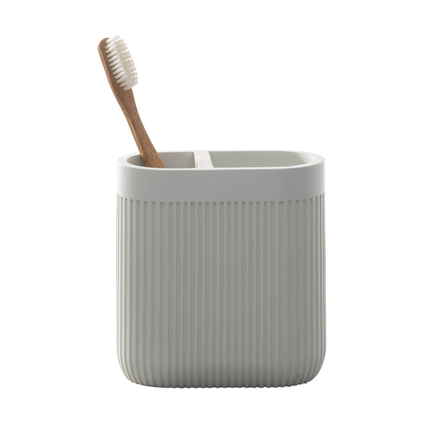 Moda at Home Enterprises, Ltd - Corbett Toothbrush Holder Resin: White