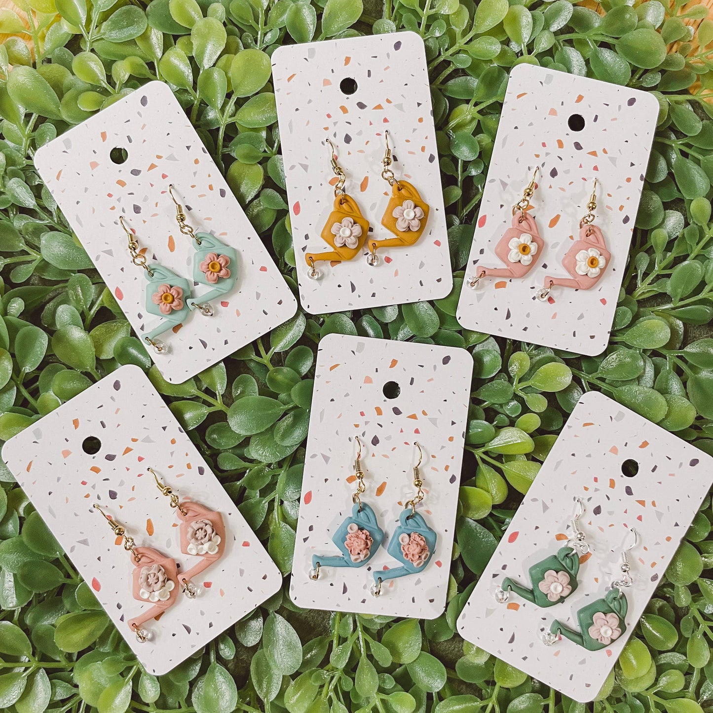 Sydni Carlson Art - Assorted Pack: Garden Watering Can Earrings