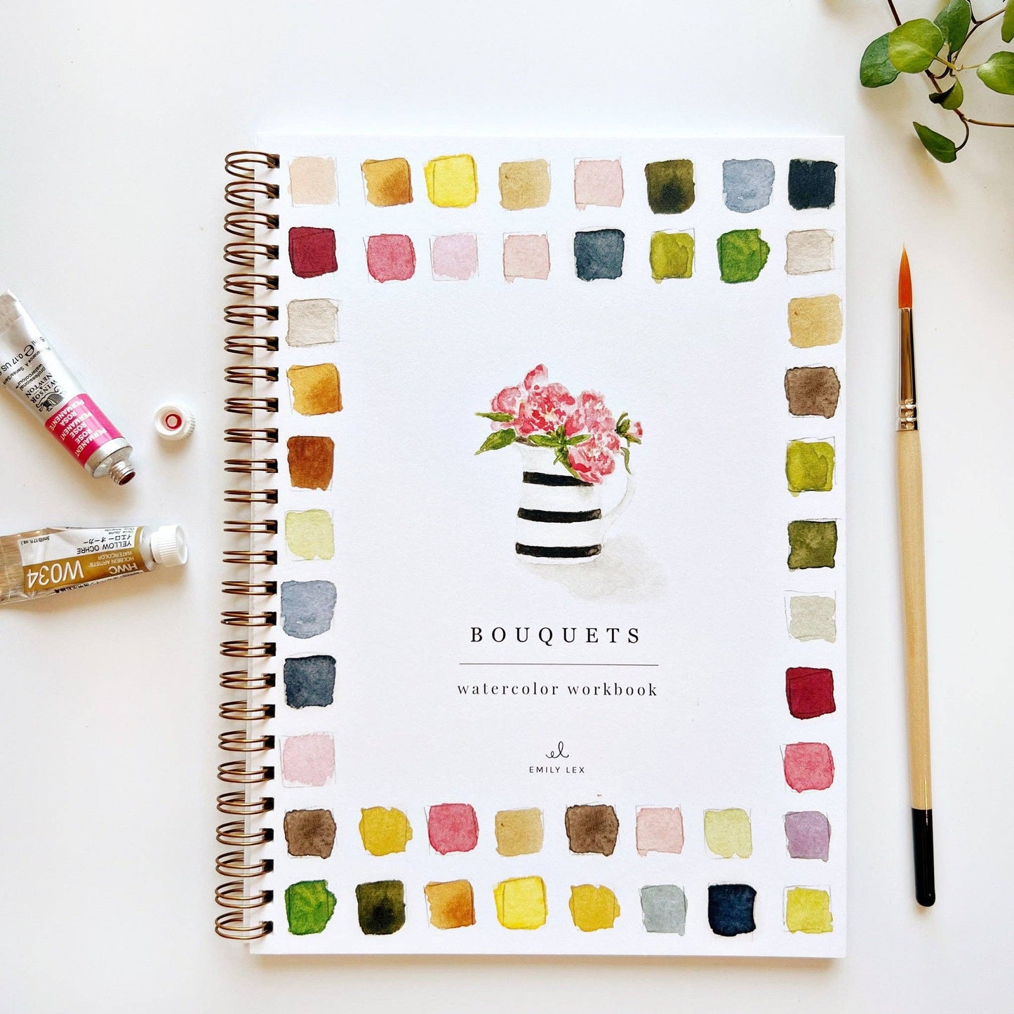 emily lex studio - Bouquets watercolor workbook presale