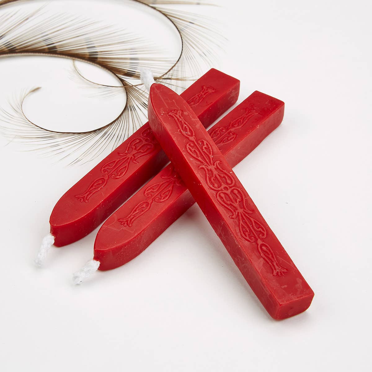 Freund Mayer & Co. - Sealing Wax Sticks with wick 3PK- 25+ colors: Apple Green