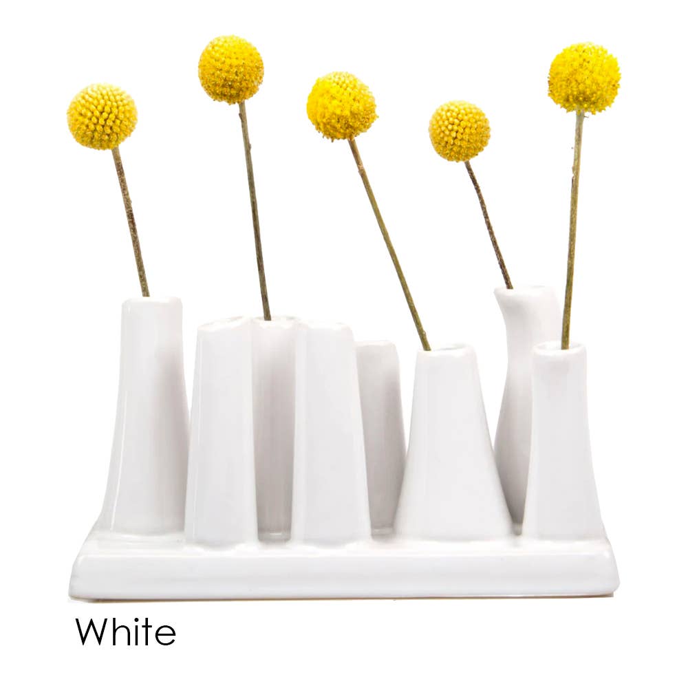 Chive - Pooley Modern Bud Vase For Flowers: Chartreuse