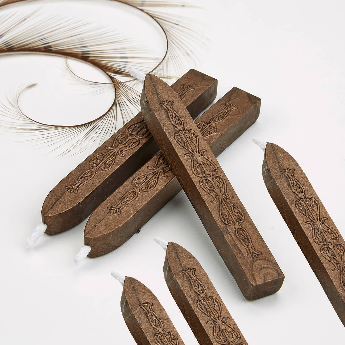 Freund Mayer & Co. - Sealing Wax Sticks with wick by color Bulk- 25+ colors- 12's: Copper