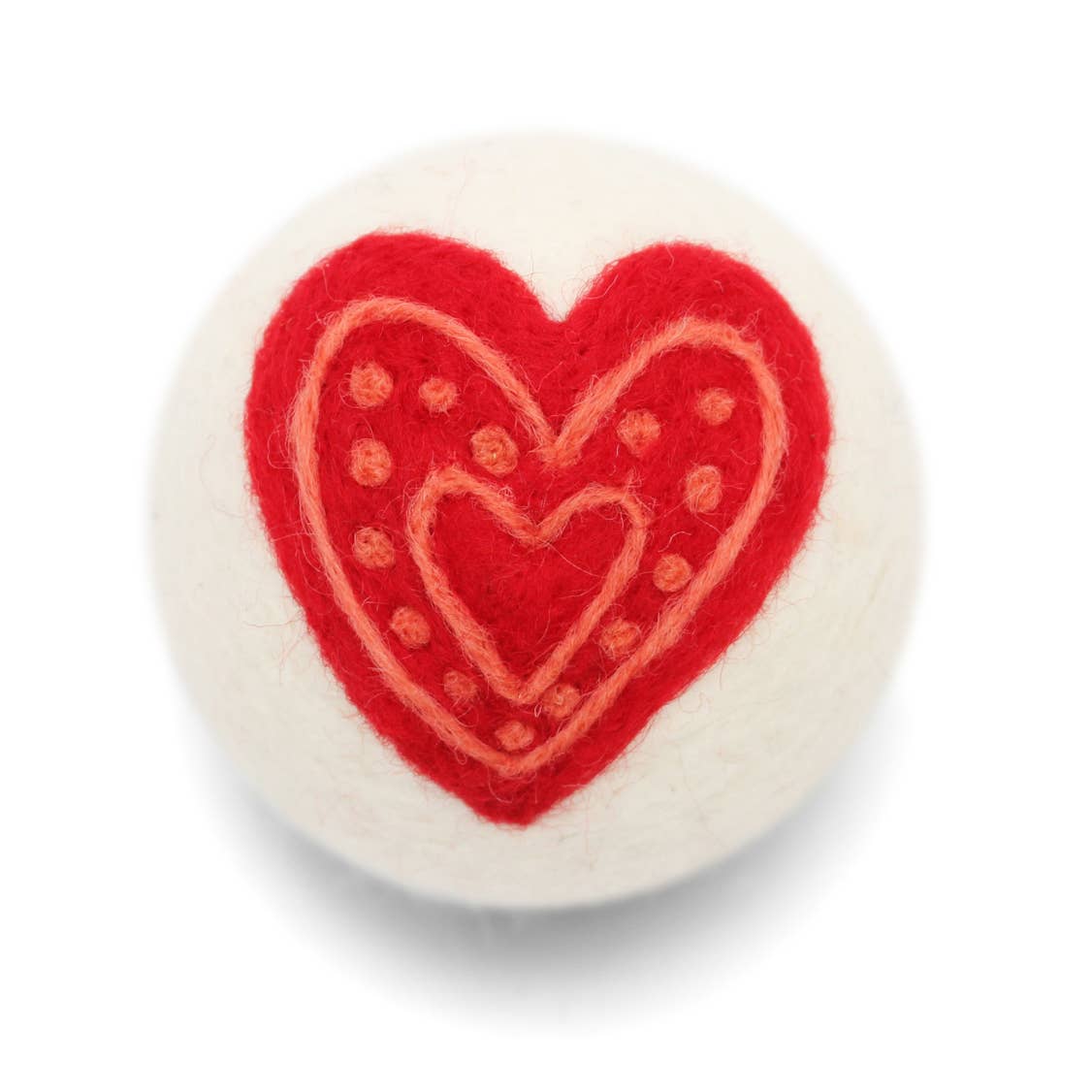 Ethical Global - Hearts Wool Dryer Balls Fair-Trade: Mushroom Hearts