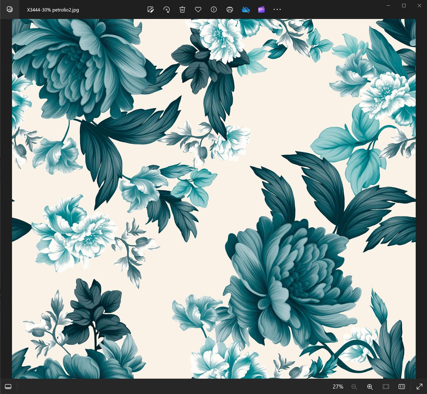 Dance in Paris - New Top-Italian Print Silk with Front Bottom Layers: Beige/Sage