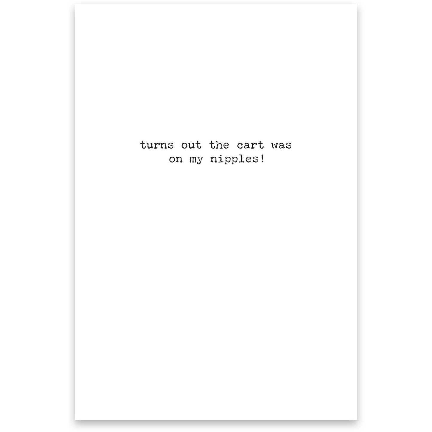 Primitives by Kathy - Chest Pains Greeting Card