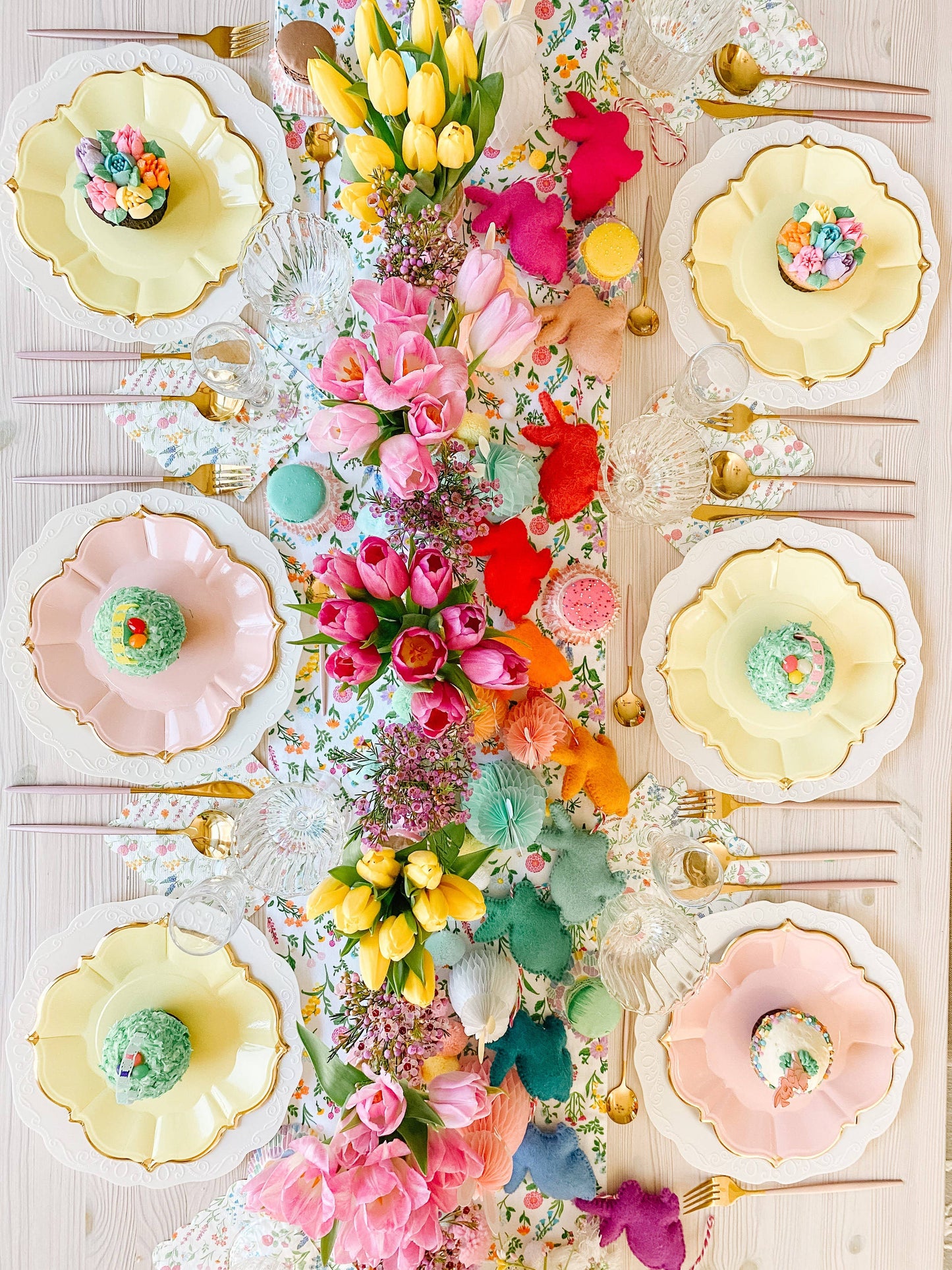 Eid Creations - 8 Blush Lunch Plates