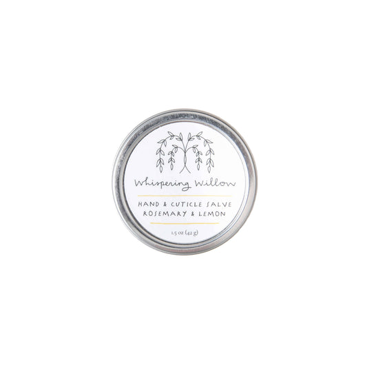 Whispering Willow - Hand & Cuticle Salve - Rosemary & Lemon (Seasonal)