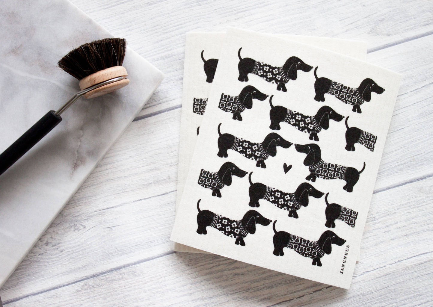 Jangneus - Swedish Dishcloth - Dax - Black