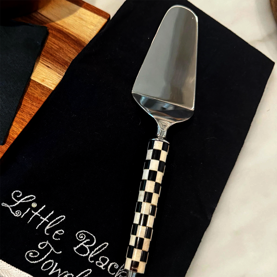 Shastra Home - Checker Cake Server
