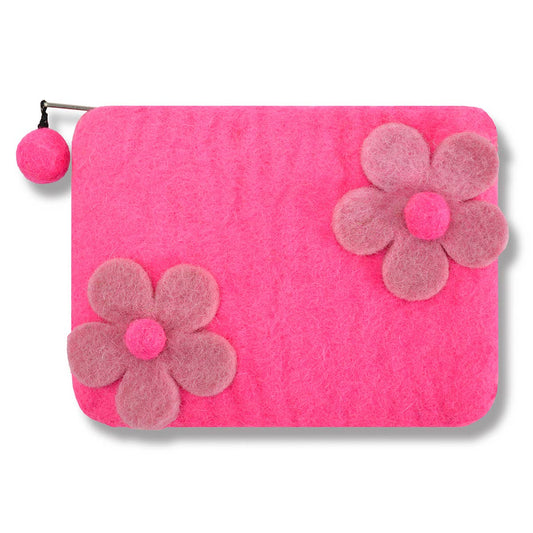 BNB Crafts Inc. - Two Flowers Coin Purse: Pink