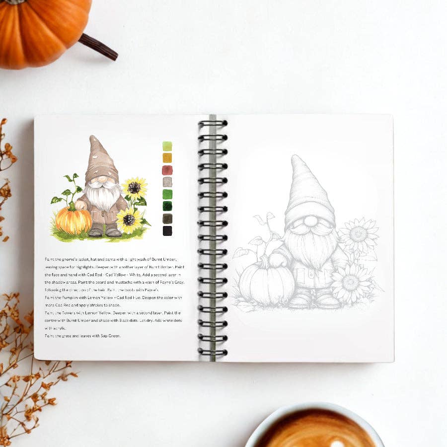 Willow Wolfe USA - Fall Into Color Watercolor Workbook by Nya Wolfe