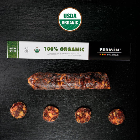 LA JAMOTECA - Acorn Fed 100% Iberico dry cured Chorizo. USDA Organic