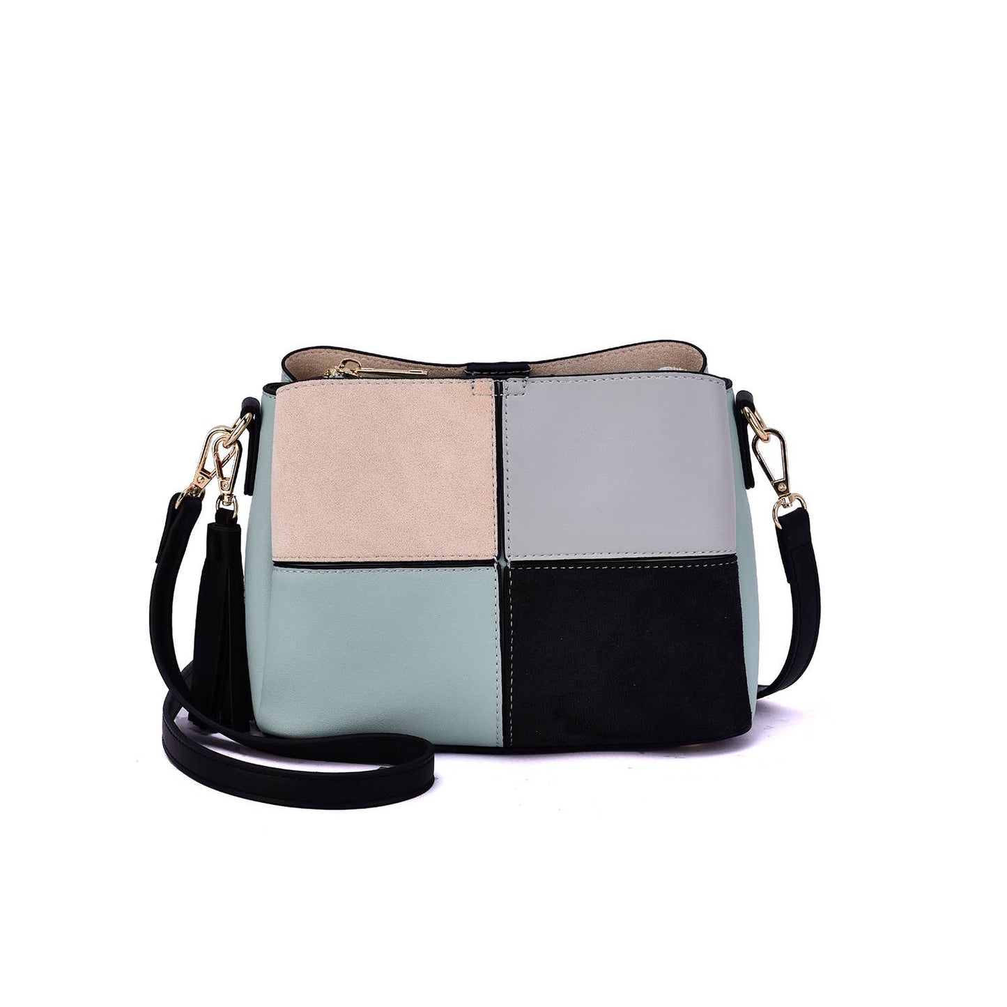 Mellow World - Salmi 3 Compartment Crossbody: Wine/Cognac