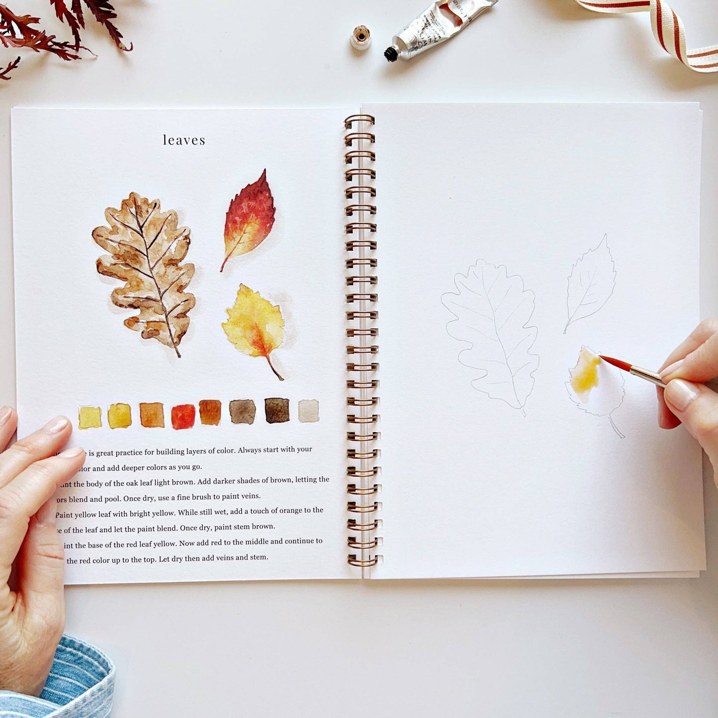 emily lex studio - Autumn watercolor workbook presale